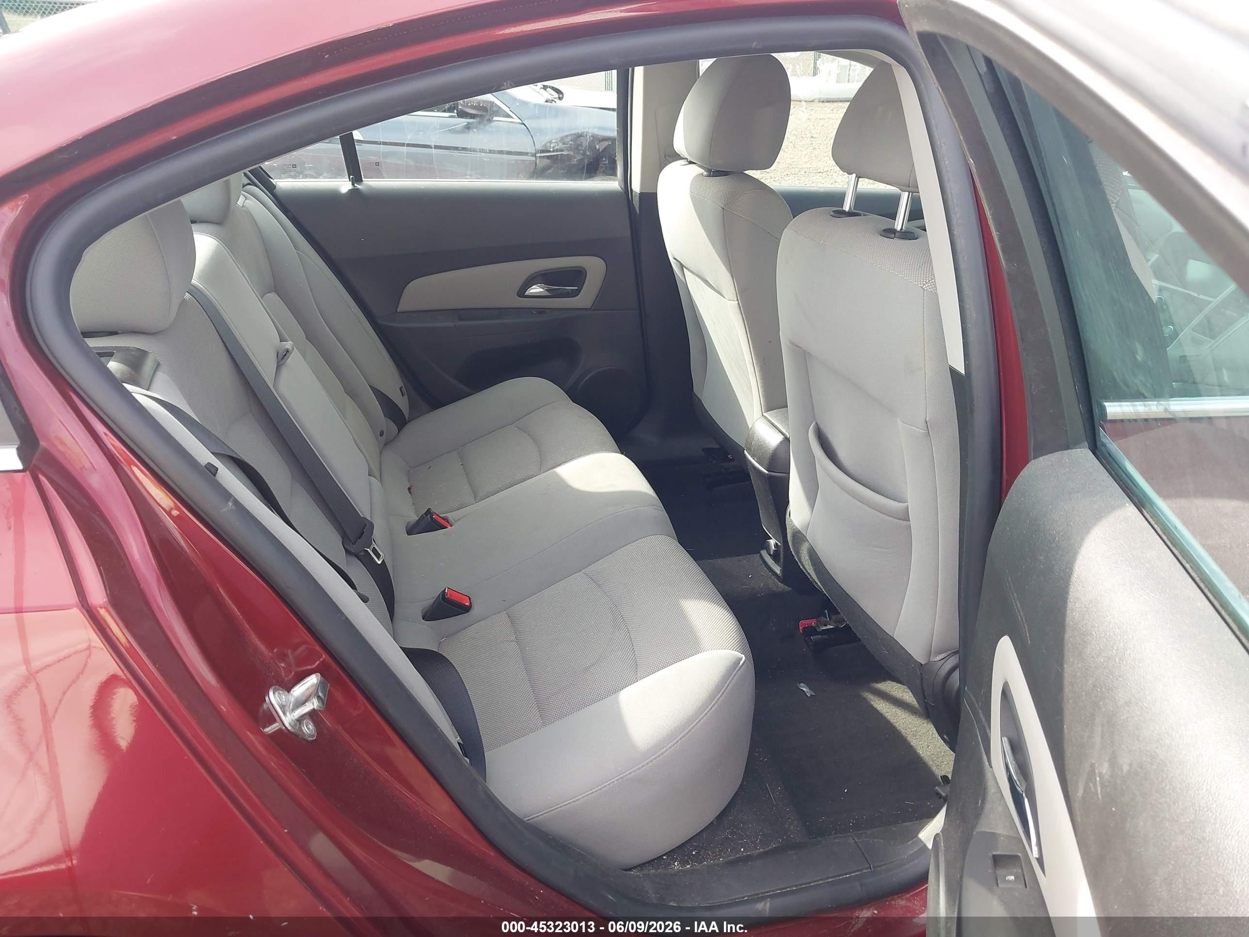 2015 Chevrolet Cruze 1lt Auto Темно-бордовый vin: 1G1PC5SB2F7134955