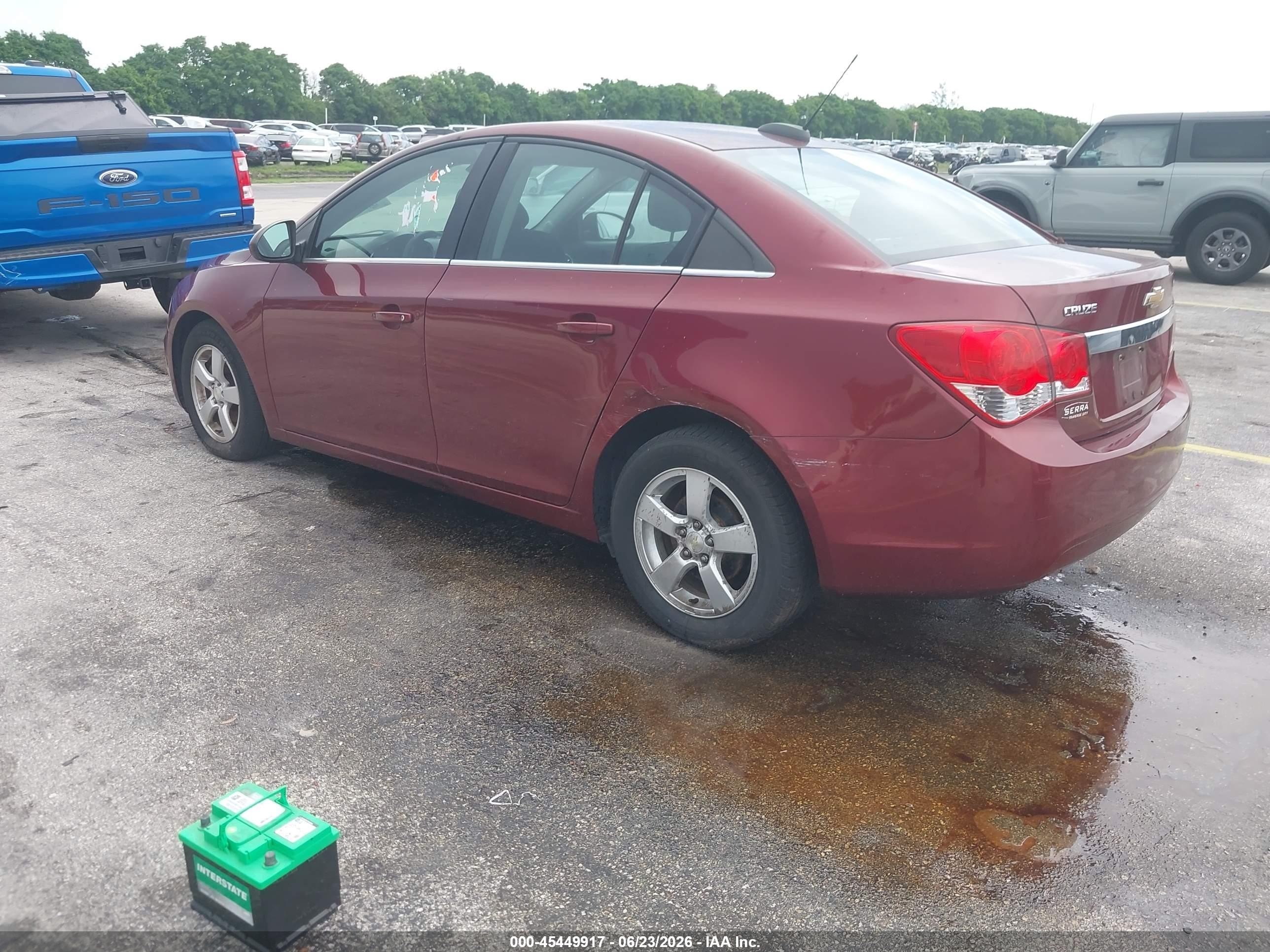 2015 Chevrolet Cruze 1lt Auto Красный vin: 1G1PC5SB2F7146524