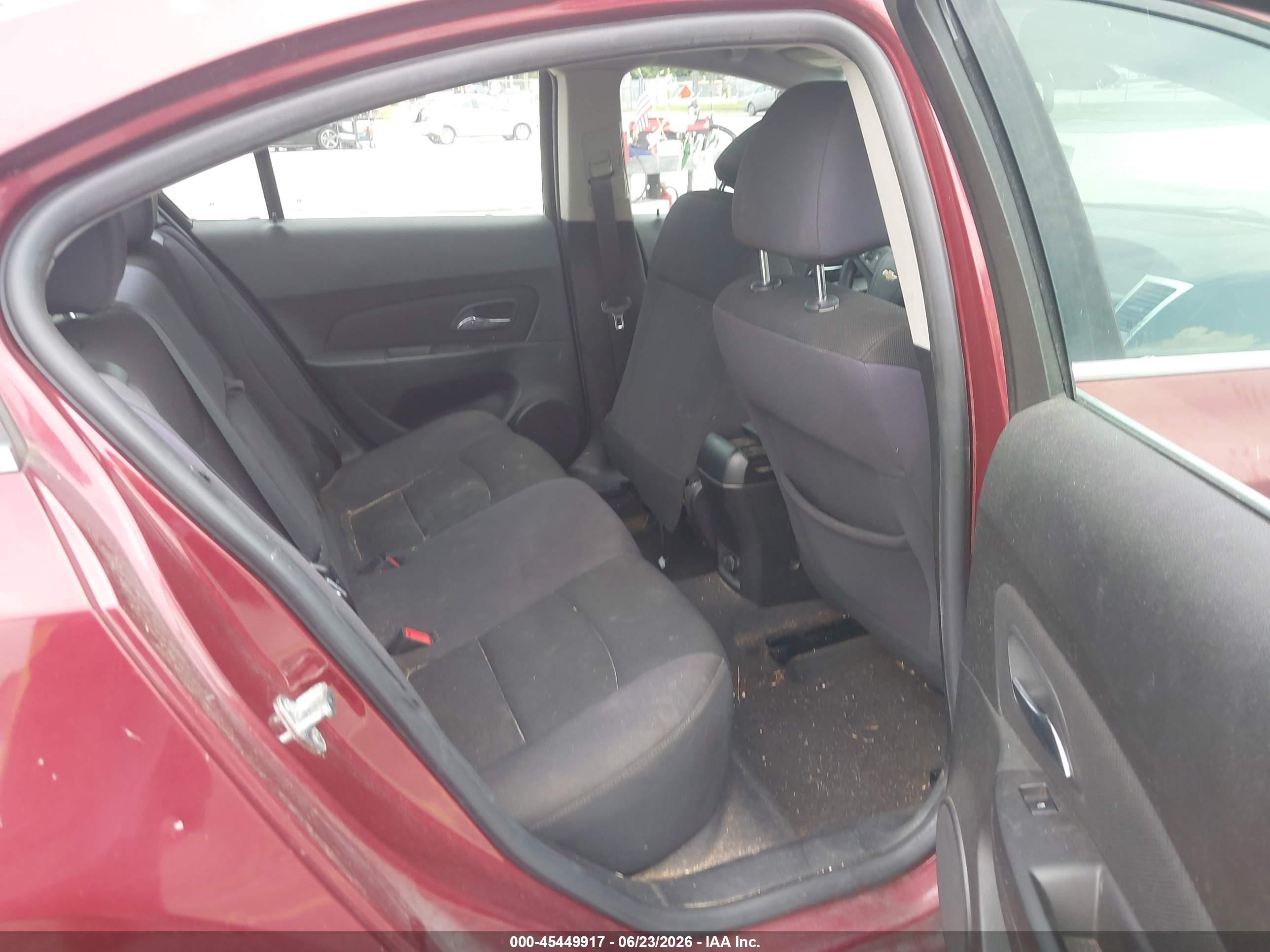 2015 Chevrolet Cruze 1lt Auto Красный vin: 1G1PC5SB2F7146524