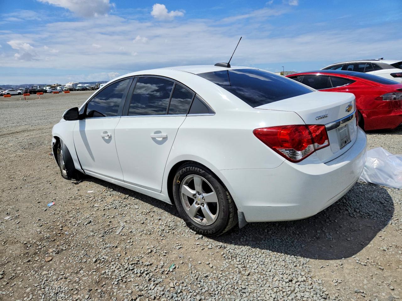 2015 Chevrolet Cruze Lt White vin: 1G1PC5SB2F7164571