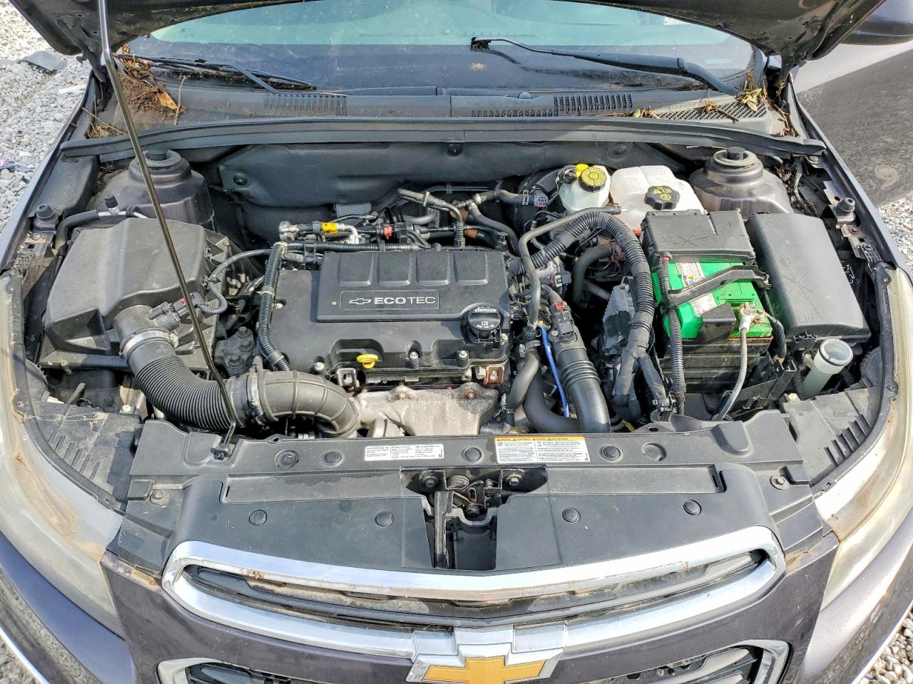 2015 Chevrolet Cruze Lt Gray vin: 1G1PC5SB2F7208150