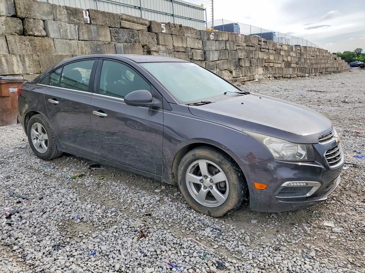 2015 Chevrolet Cruze Lt Gray vin: 1G1PC5SB2F7208150