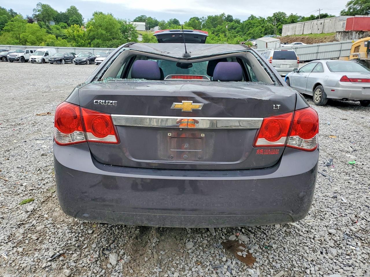 2015 Chevrolet Cruze Lt Gray vin: 1G1PC5SB2F7208150