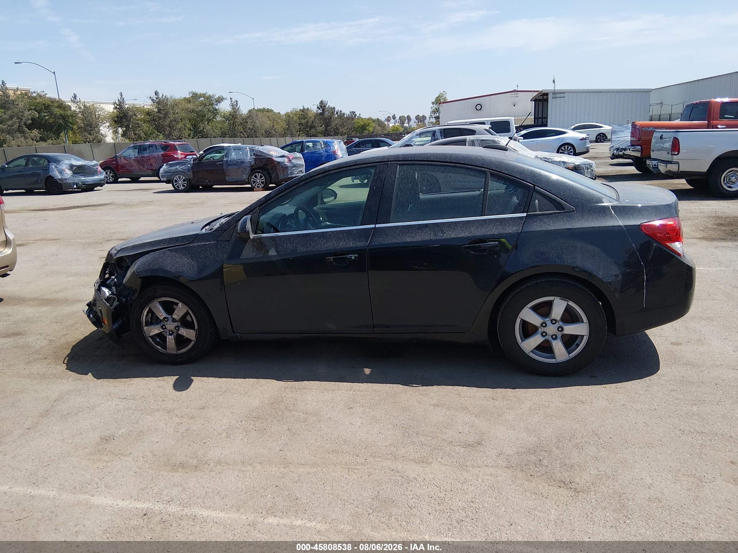 2015 Chevrolet Cruze 1lt Auto Black vin: 1G1PC5SB2F7213851