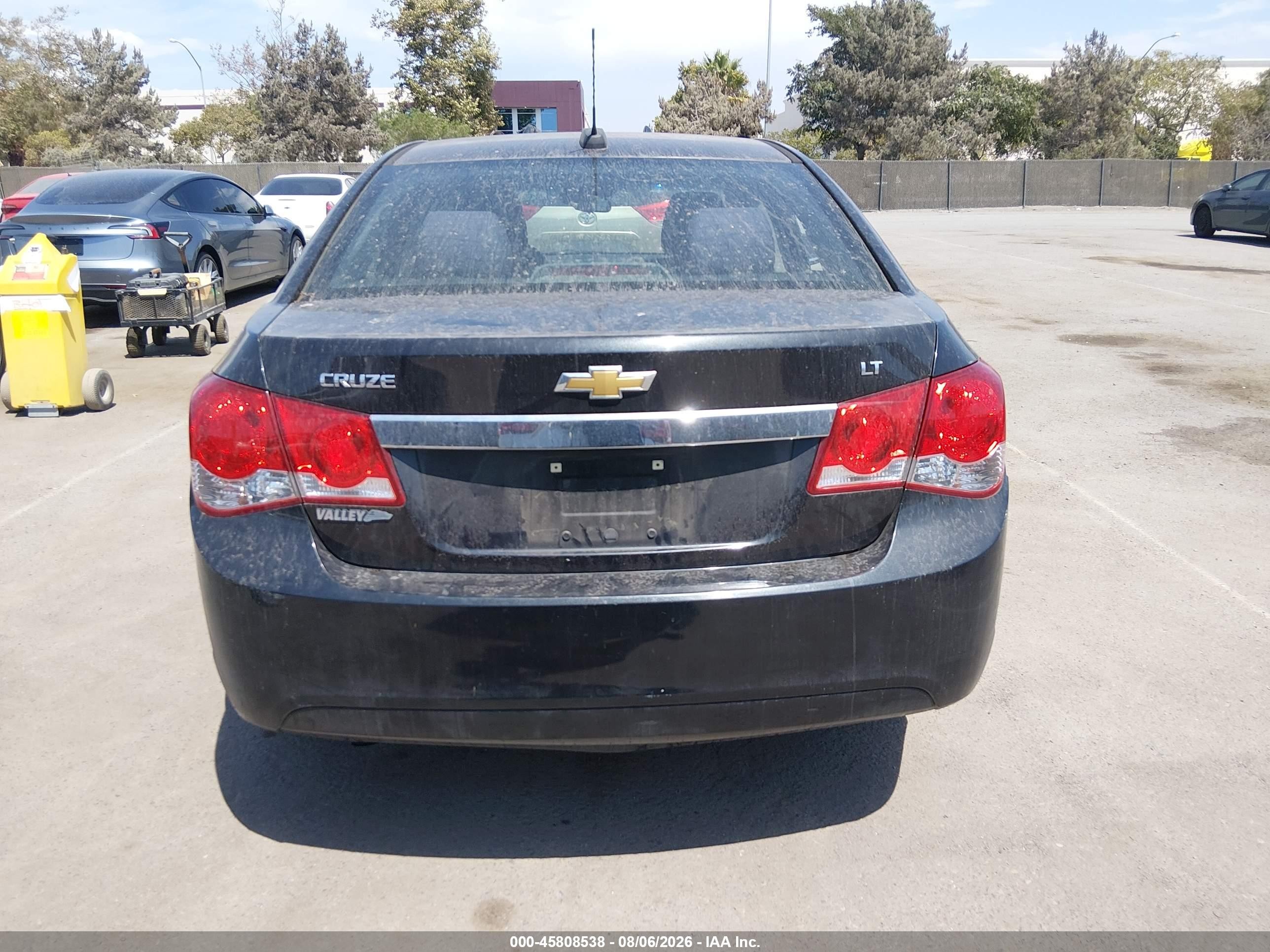 2015 Chevrolet Cruze 1lt Auto Black vin: 1G1PC5SB2F7213851
