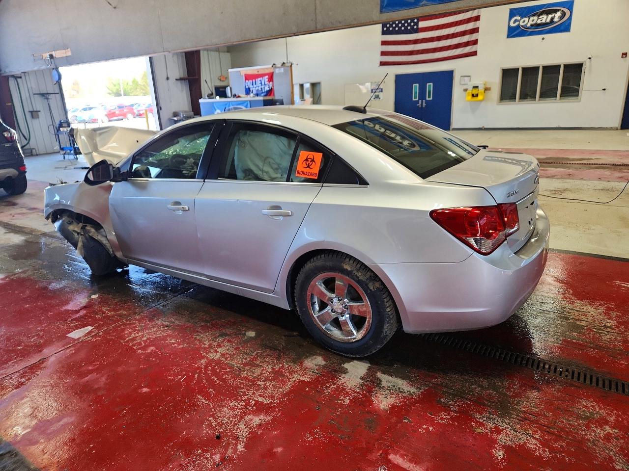2015 Chevrolet Cruze Lt Silver vin: 1G1PC5SB2F7215387