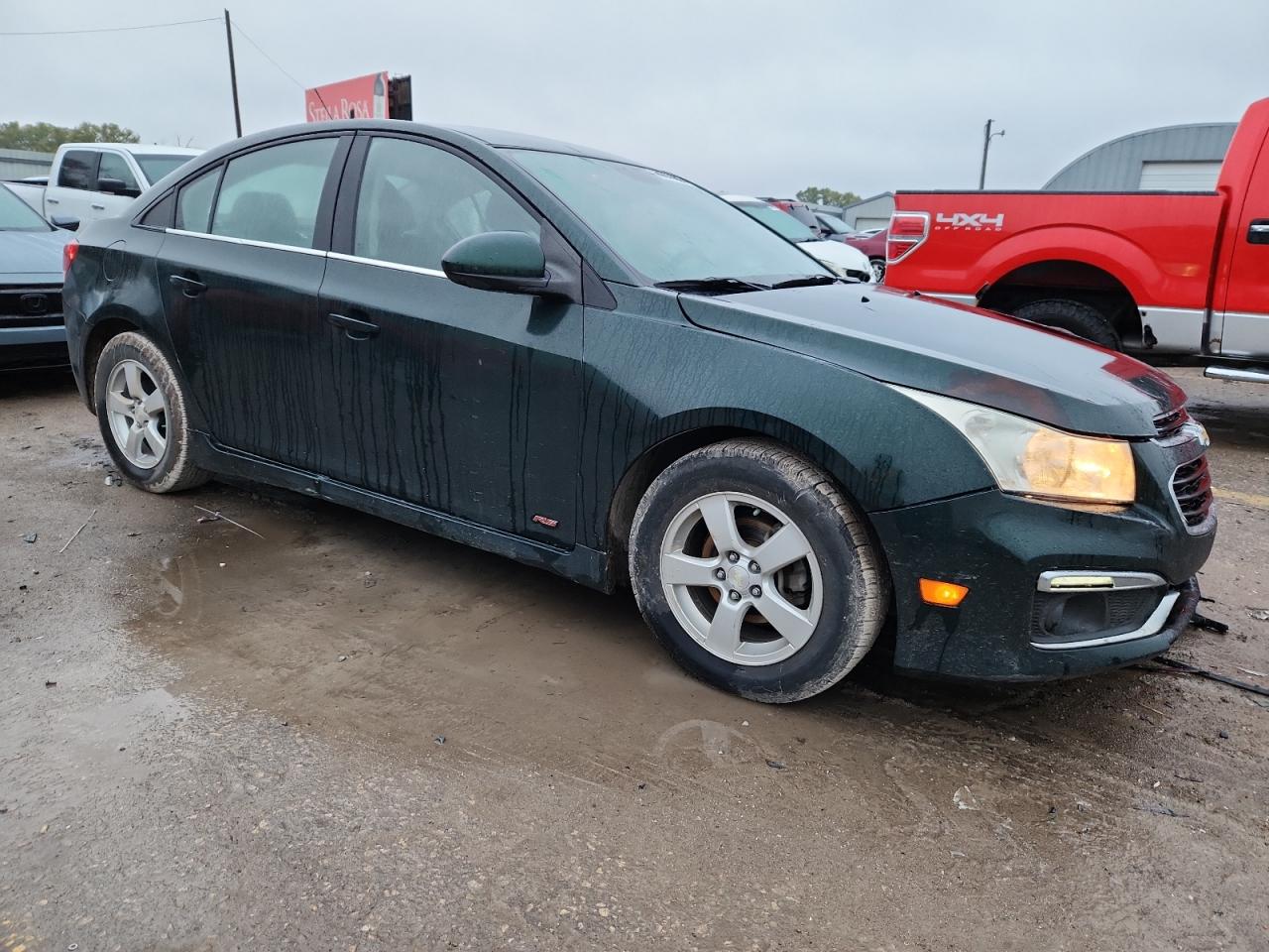 2015 Chevrolet Cruze Lt Green vin: 1G1PC5SB2F7234697