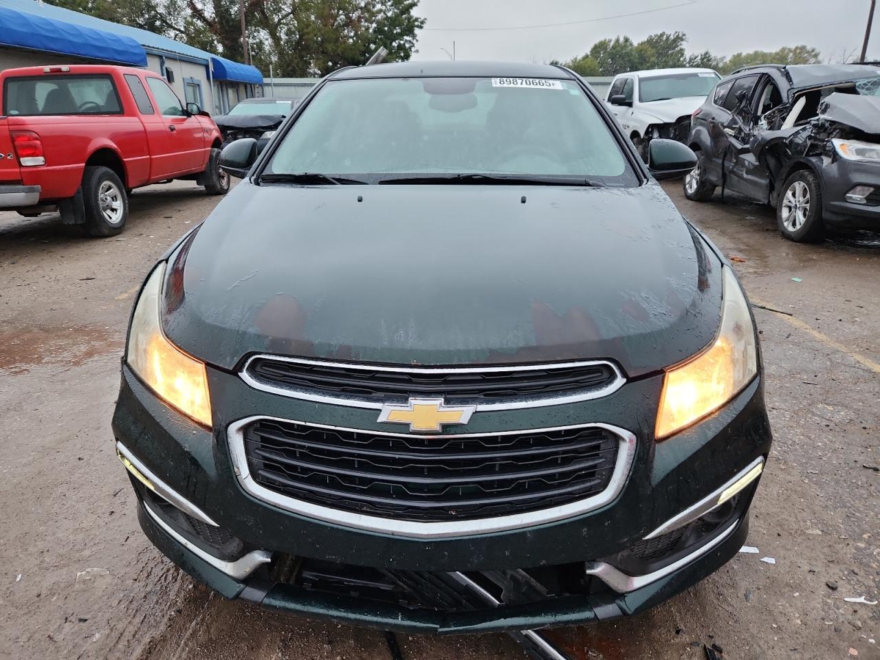 2015 Chevrolet Cruze Lt Green vin: 1G1PC5SB2F7234697