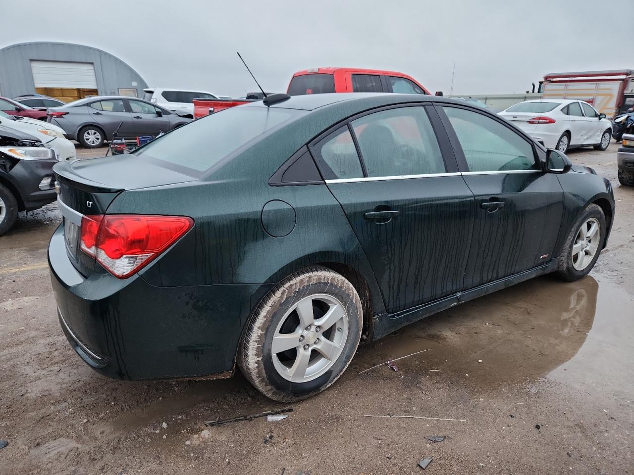 2015 Chevrolet Cruze Lt Green vin: 1G1PC5SB2F7234697