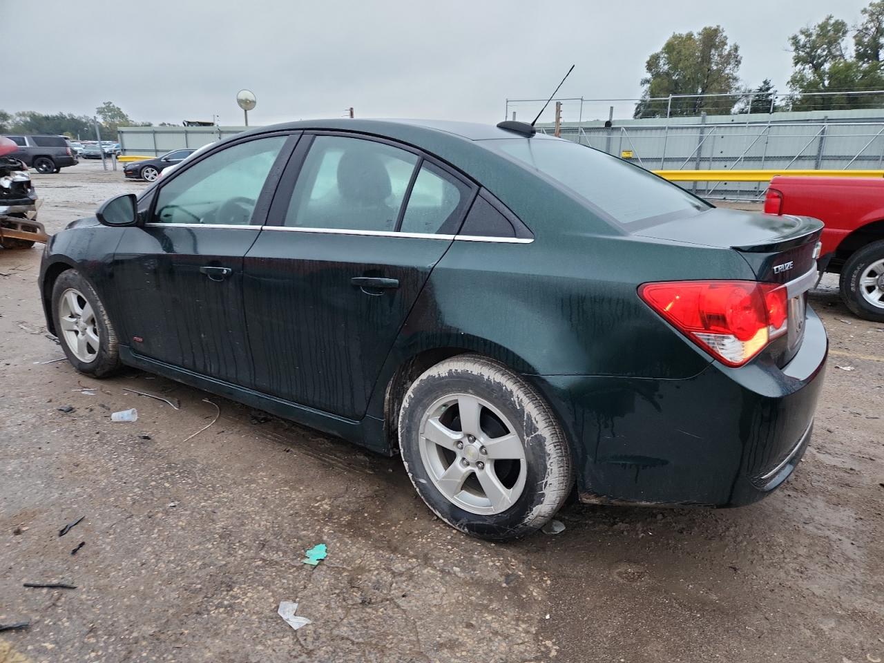 2015 Chevrolet Cruze Lt Green vin: 1G1PC5SB2F7234697