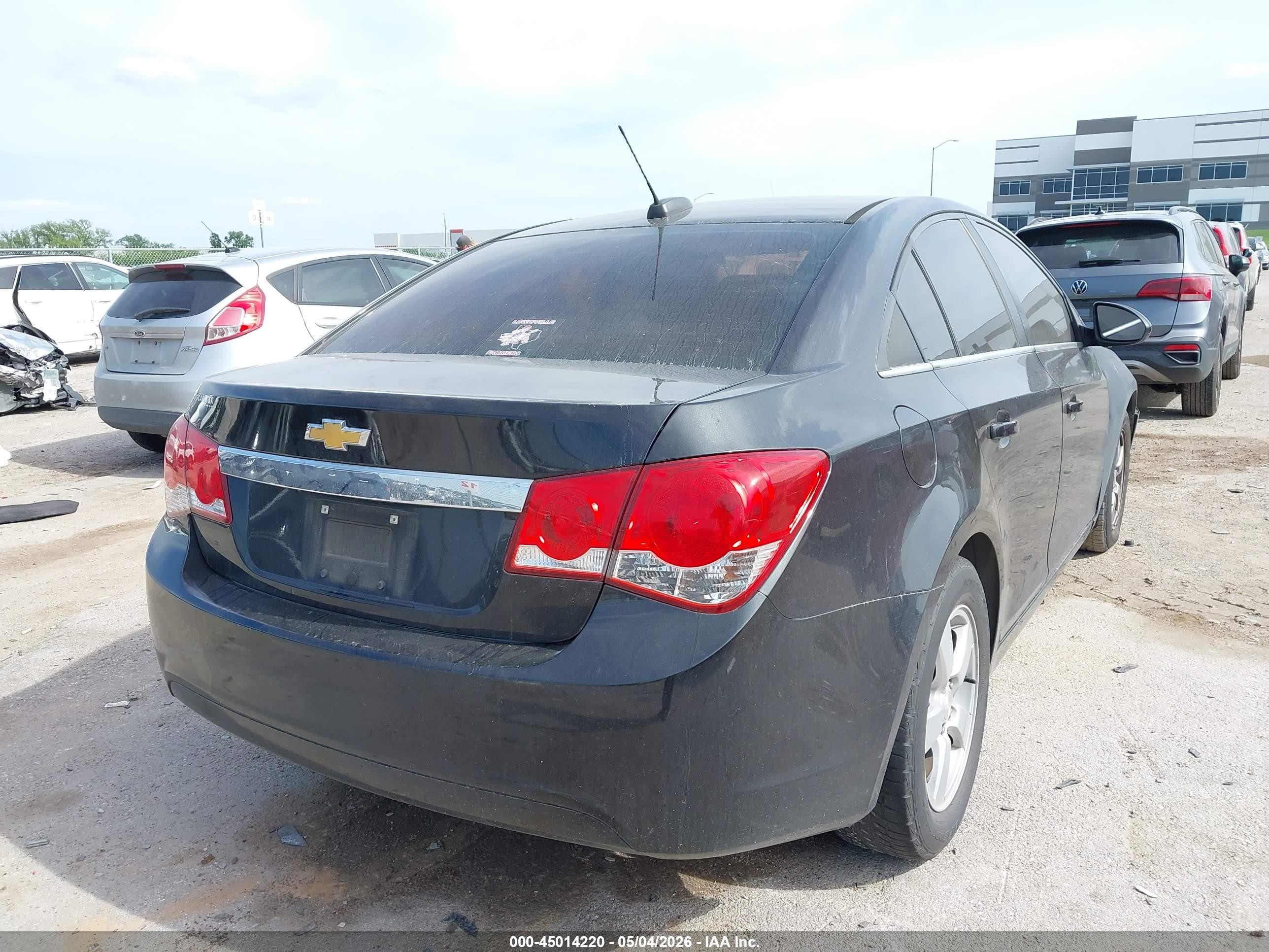 2015 Chevrolet Cruze 1lt Auto Gray vin: 1G1PC5SB2F7236868
