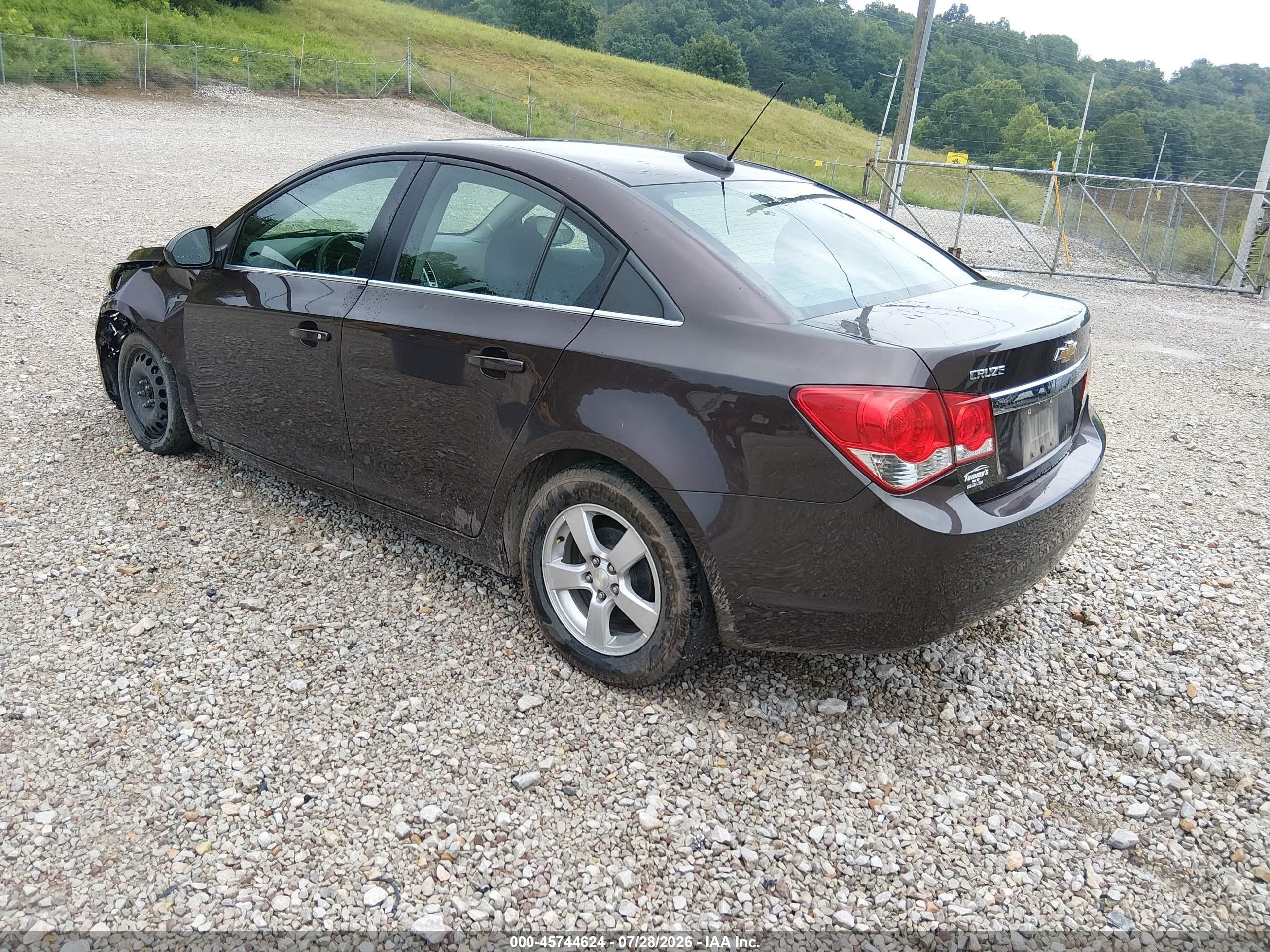 2015 Chevrolet Cruze 1lt Auto Brown vin: 1G1PC5SB2F7237552