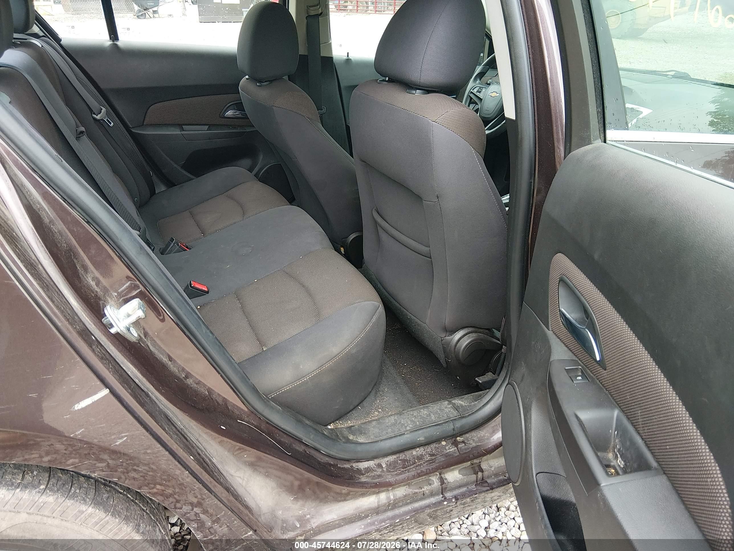 2015 Chevrolet Cruze 1lt Auto Brown vin: 1G1PC5SB2F7237552