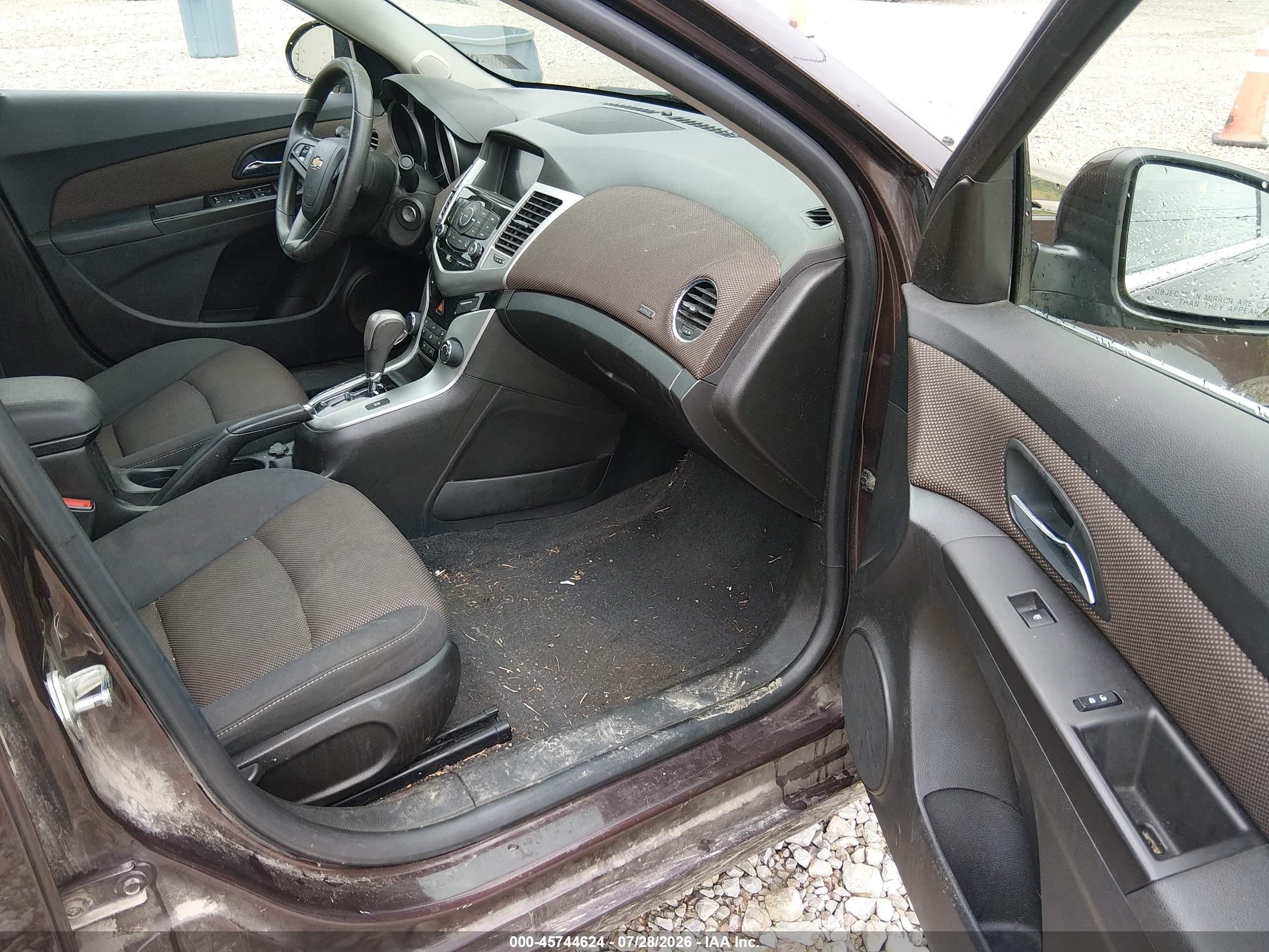 2015 Chevrolet Cruze 1lt Auto Brown vin: 1G1PC5SB2F7237552