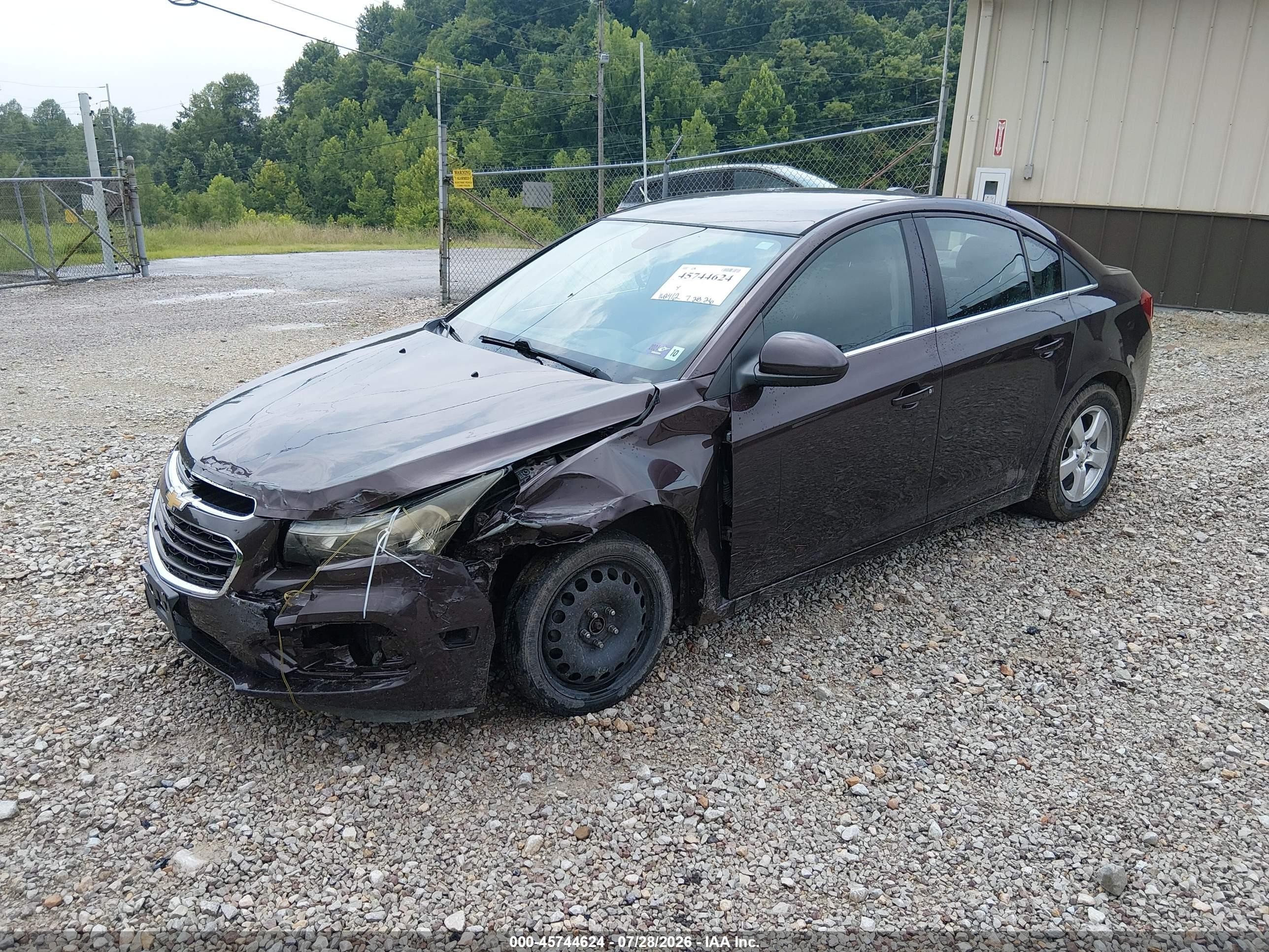 2015 Chevrolet Cruze 1lt Auto Brown vin: 1G1PC5SB2F7237552