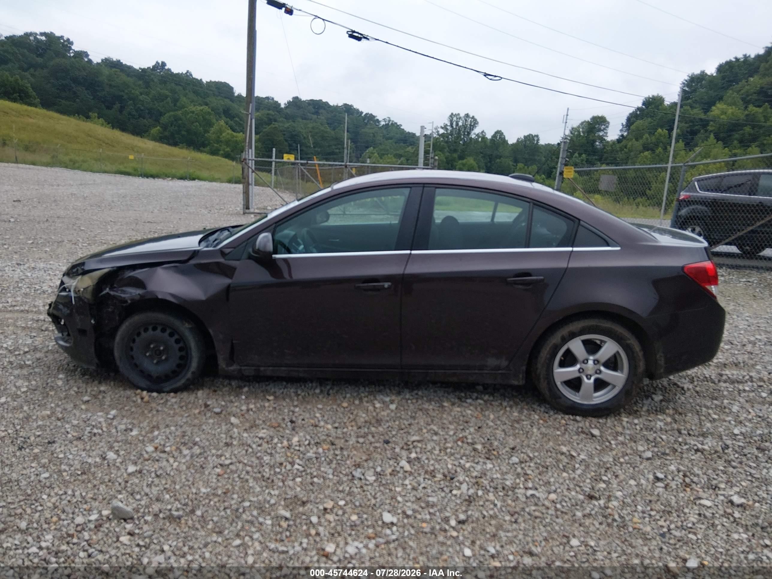 2015 Chevrolet Cruze 1lt Auto Brown vin: 1G1PC5SB2F7237552