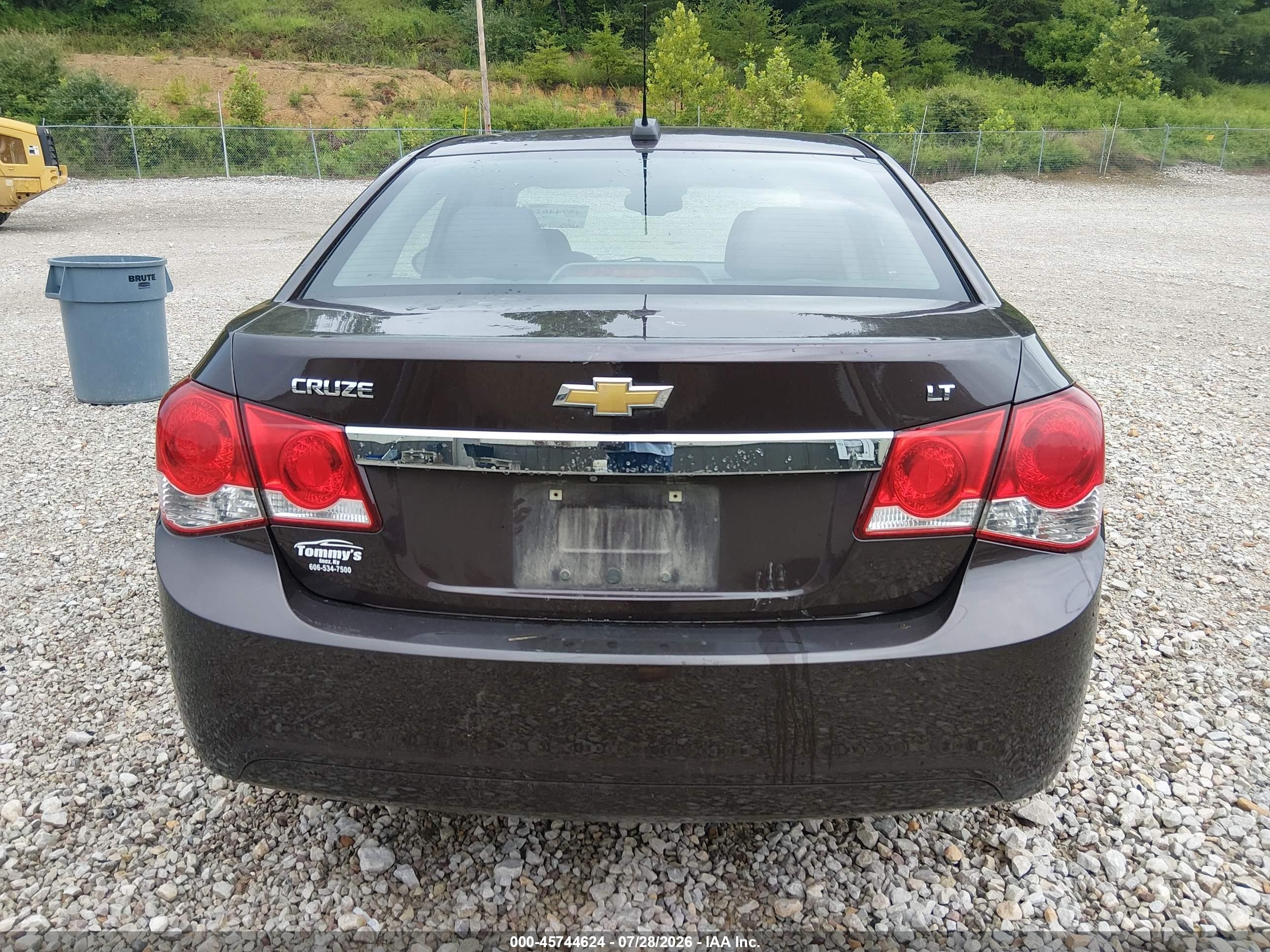 2015 Chevrolet Cruze 1lt Auto Brown vin: 1G1PC5SB2F7237552