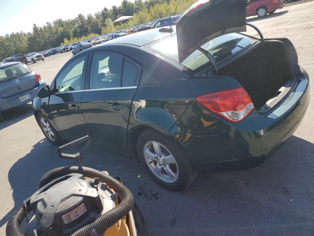2015 Chevrolet Cruze Lt Green vin: 1G1PC5SB2F7252178