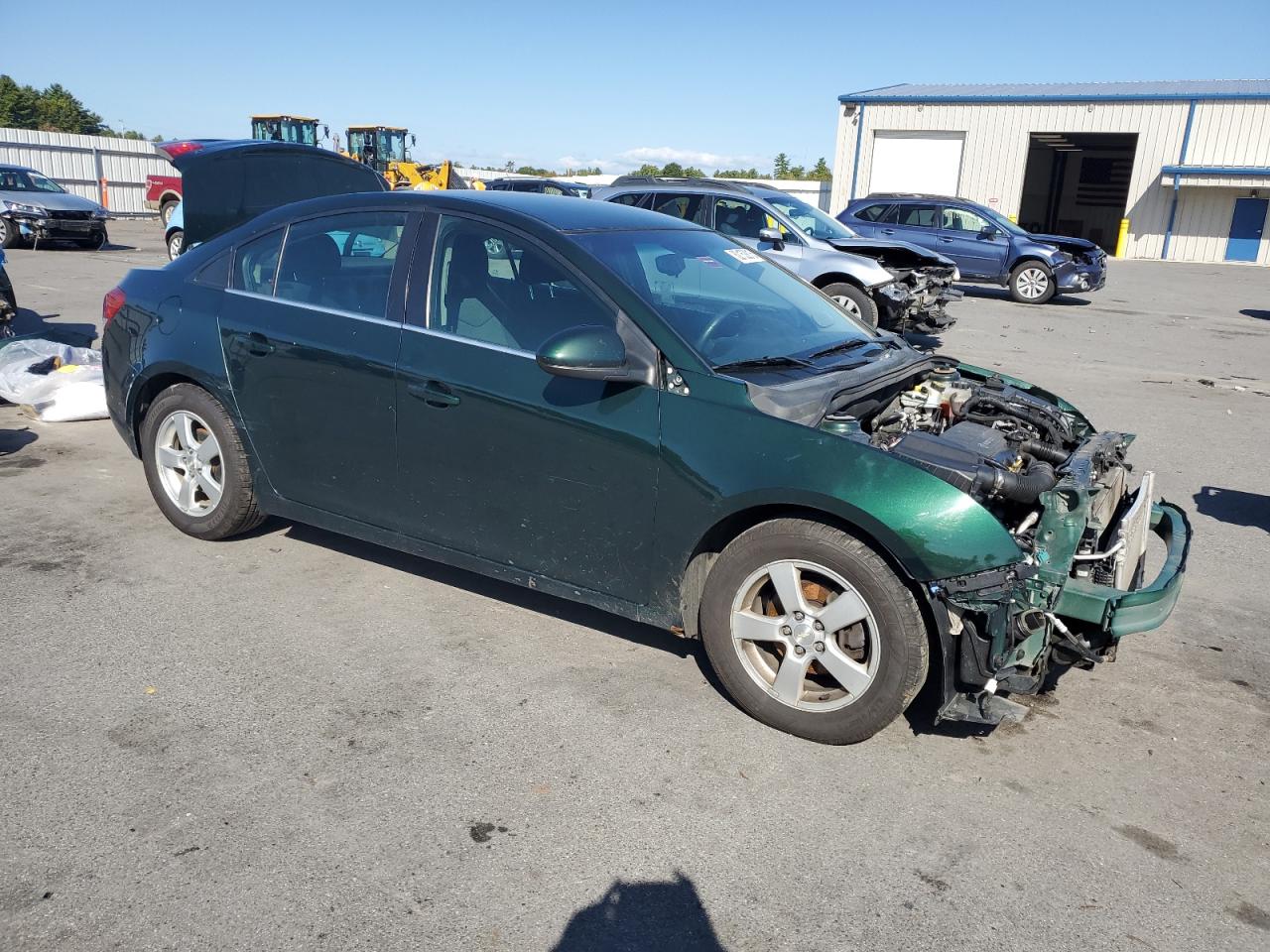 2015 Chevrolet Cruze Lt Green vin: 1G1PC5SB2F7252178
