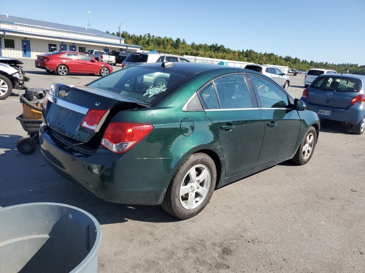 2015 Chevrolet Cruze Lt Green vin: 1G1PC5SB2F7252178