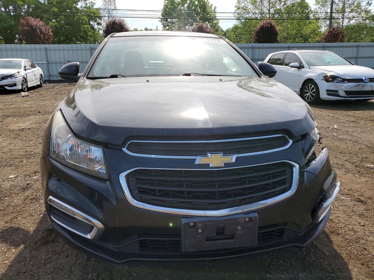 2015 Chevrolet Cruze Lt Black vin: 1G1PC5SB2F7272477