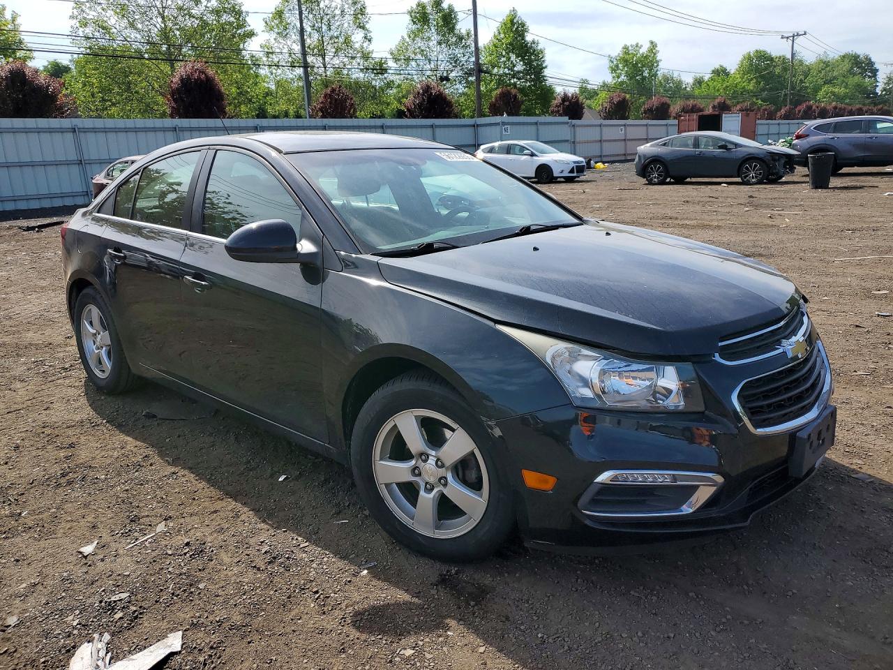 2015 Chevrolet Cruze Lt Black vin: 1G1PC5SB2F7272477