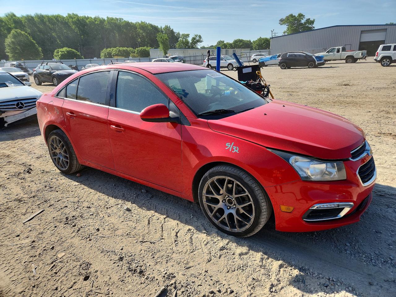 2015 Chevrolet Cruze Lt Красный vin: 1G1PC5SB2F7272804