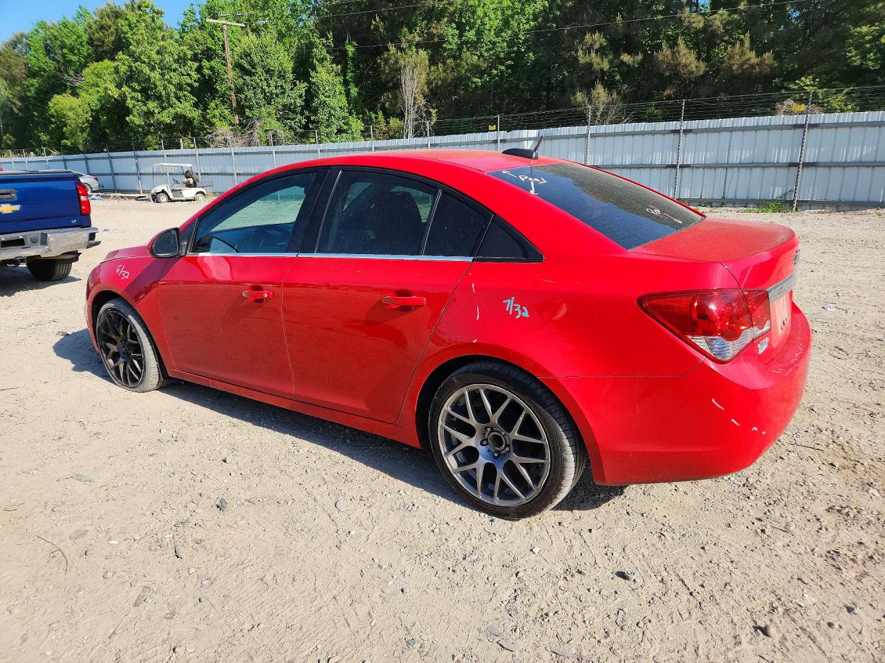 2015 Chevrolet Cruze Lt Красный vin: 1G1PC5SB2F7272804