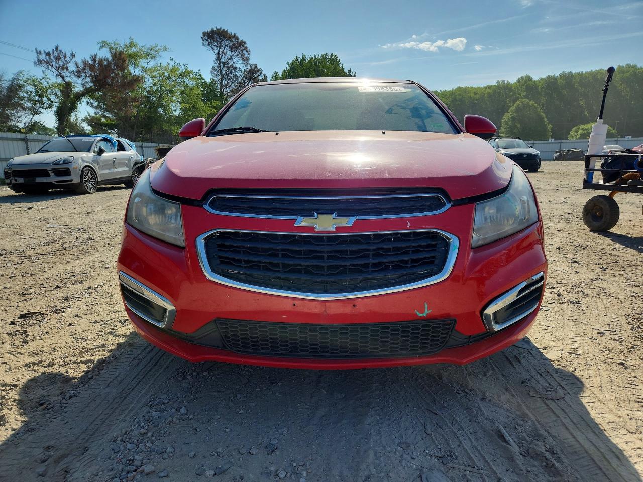 2015 Chevrolet Cruze Lt Красный vin: 1G1PC5SB2F7272804
