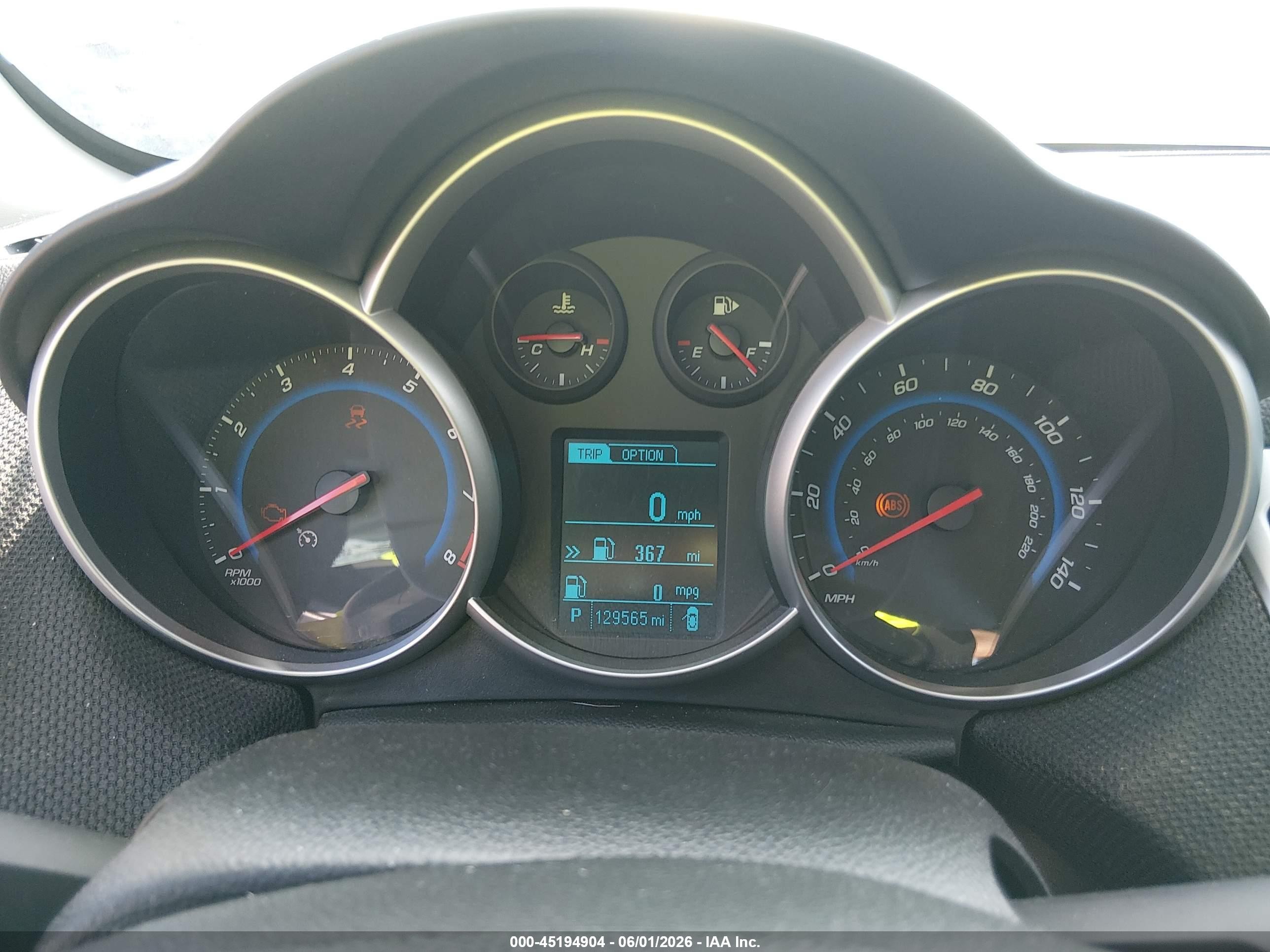 2015 Chevrolet Cruze 1lt Auto Черный vin: 1G1PC5SB2F7292423
