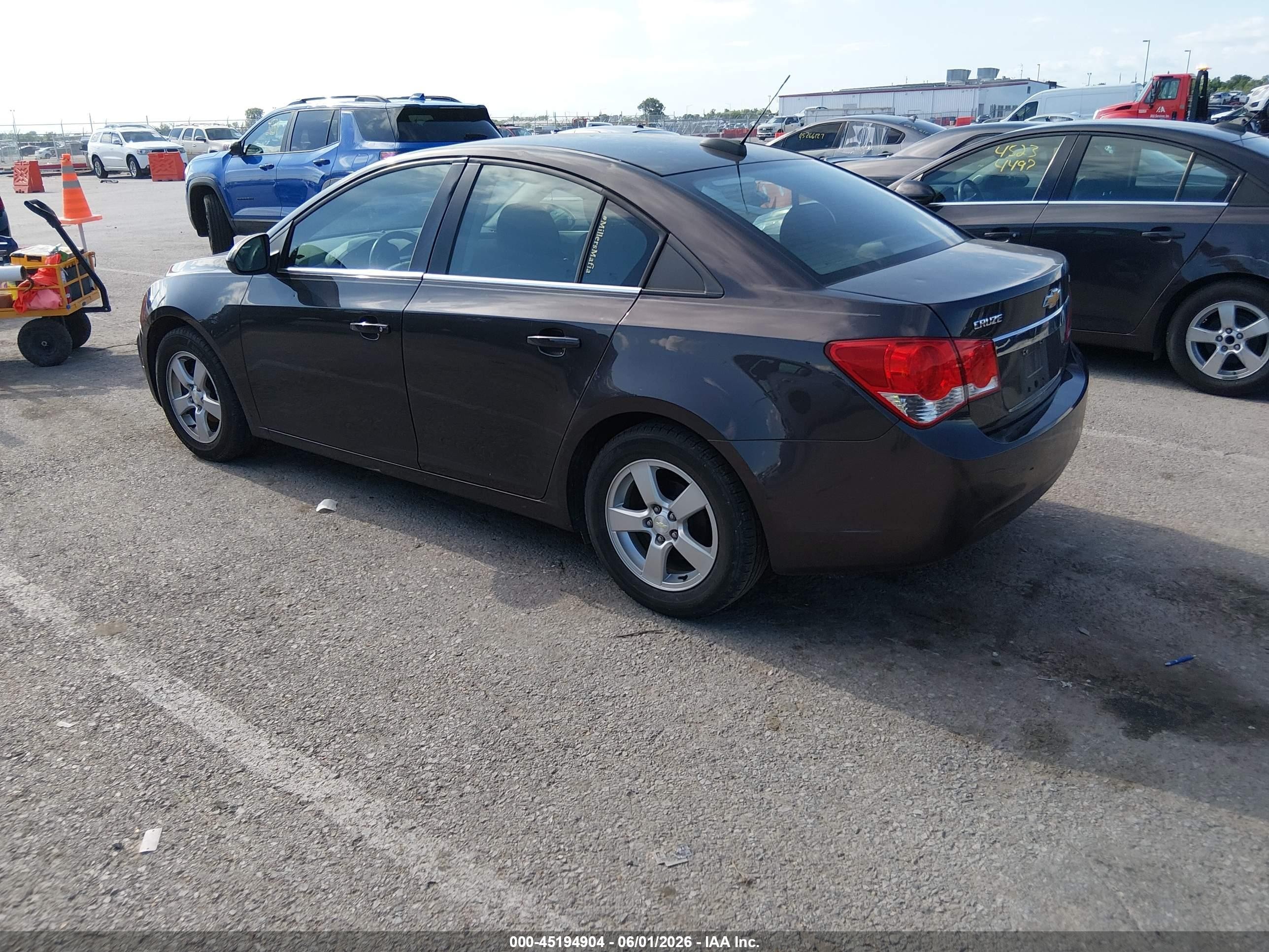 2015 Chevrolet Cruze 1lt Auto Черный vin: 1G1PC5SB2F7292423