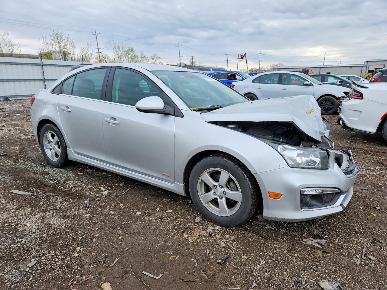 2015 Chevrolet Cruze Lt Silver vin: 1G1PC5SB2F7298111