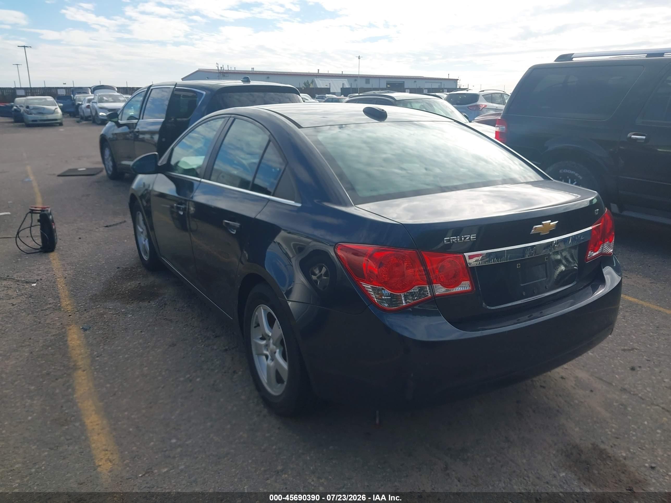 2015 Chevrolet Cruze 1lt Auto Black vin: 1G1PC5SB2F7299288