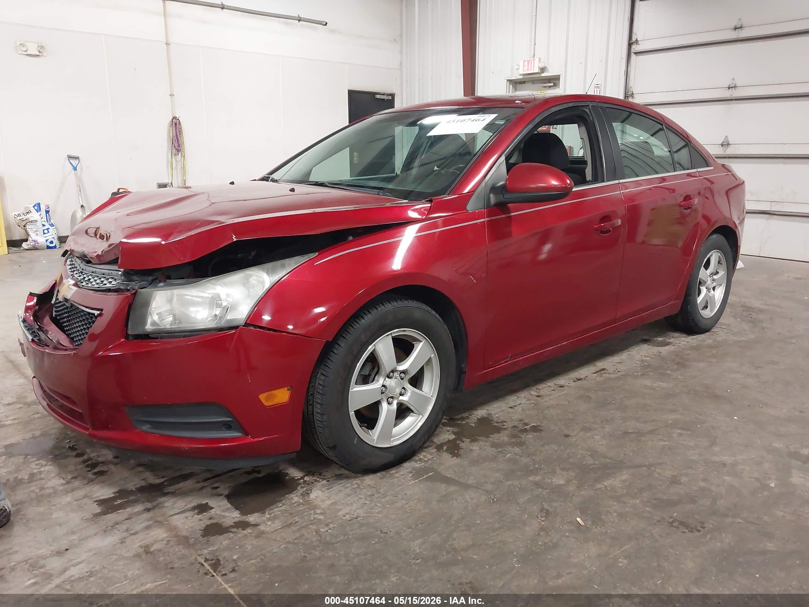 2013 Chevrolet Cruze 1lt Auto Красный vin: 1G1PC5SB3D7130250