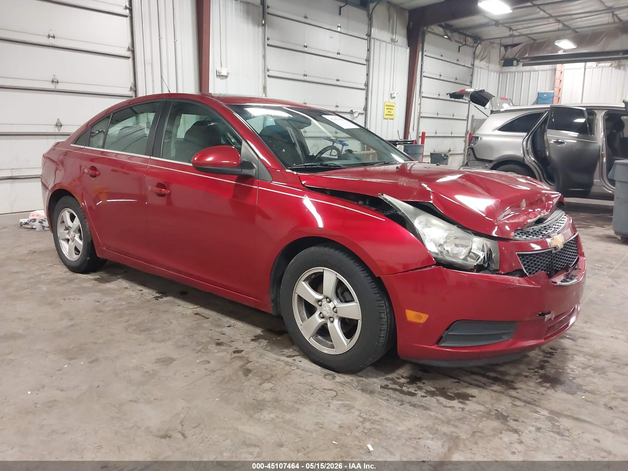 2013 Chevrolet Cruze 1lt Auto Красный vin: 1G1PC5SB3D7130250
