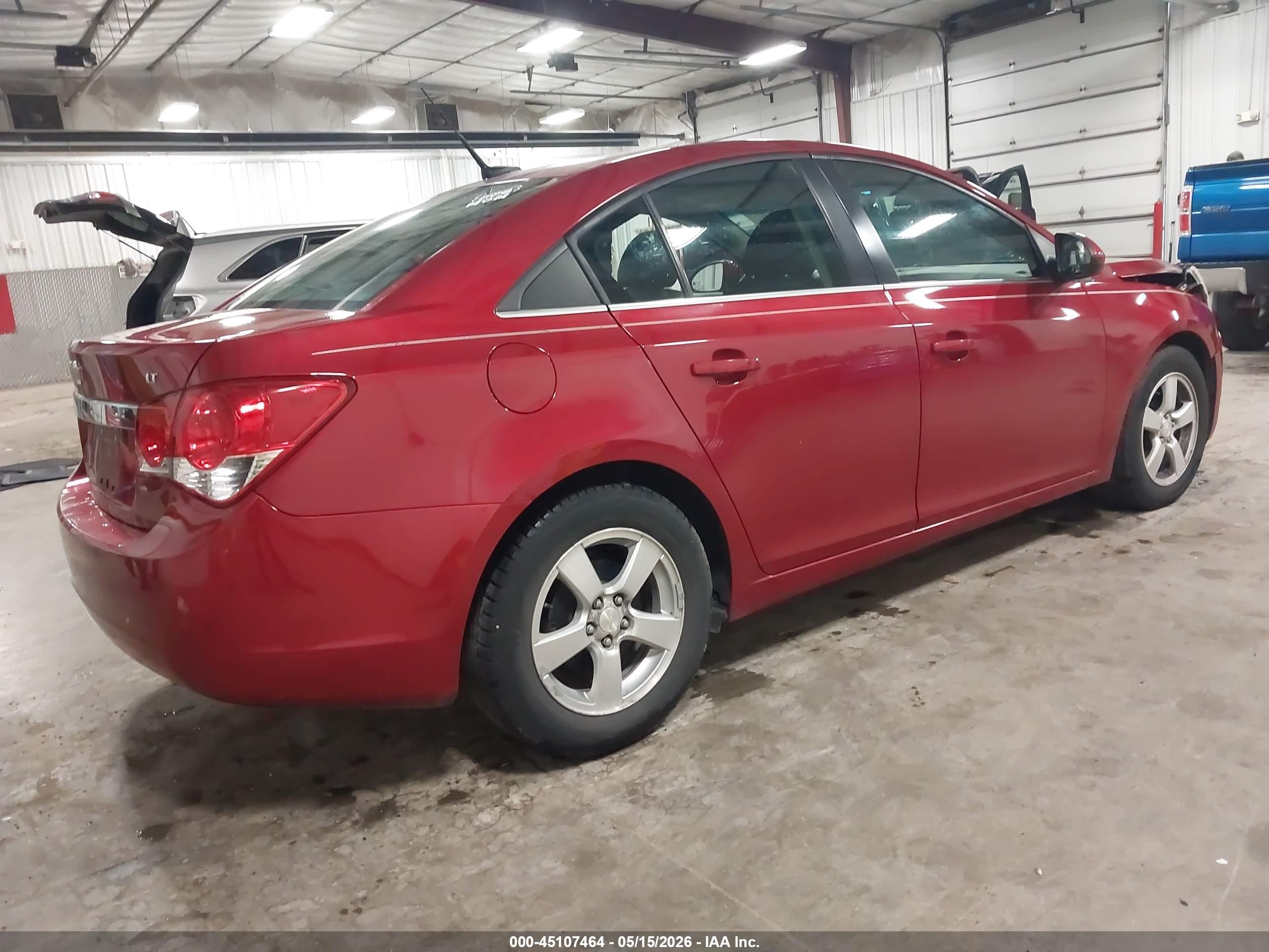 2013 Chevrolet Cruze 1lt Auto Красный vin: 1G1PC5SB3D7130250