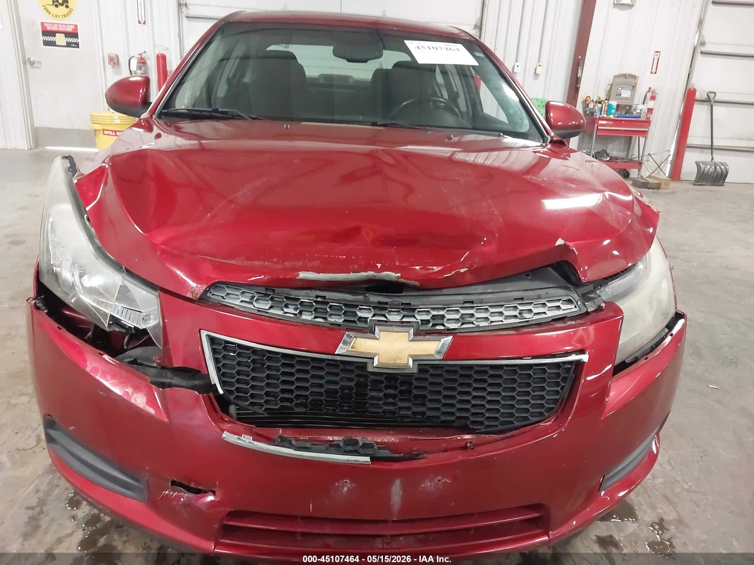 2013 Chevrolet Cruze 1lt Auto Красный vin: 1G1PC5SB3D7130250