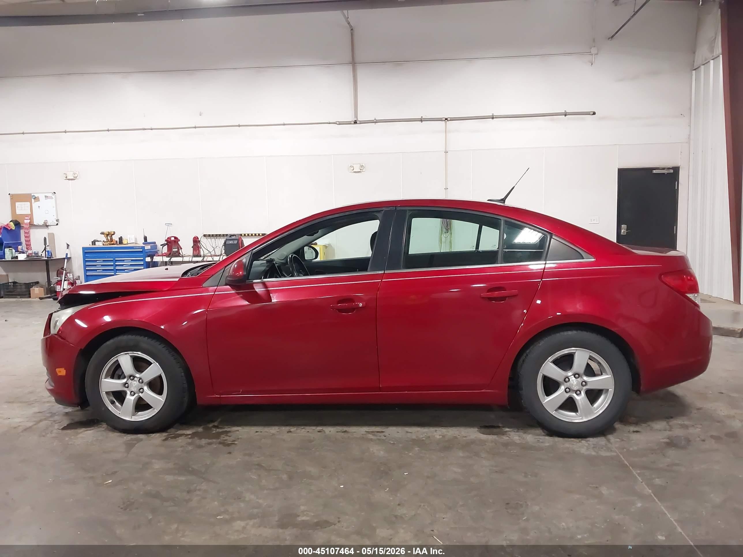 2013 Chevrolet Cruze 1lt Auto Красный vin: 1G1PC5SB3D7130250
