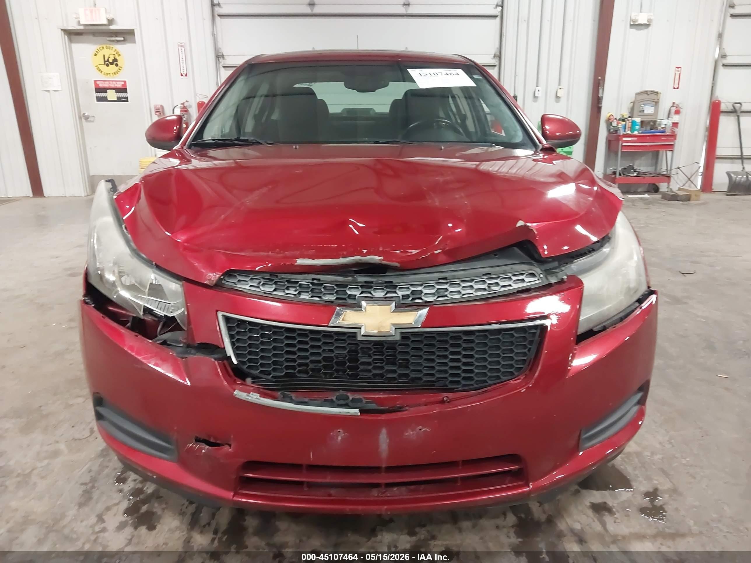 2013 Chevrolet Cruze 1lt Auto Красный vin: 1G1PC5SB3D7130250