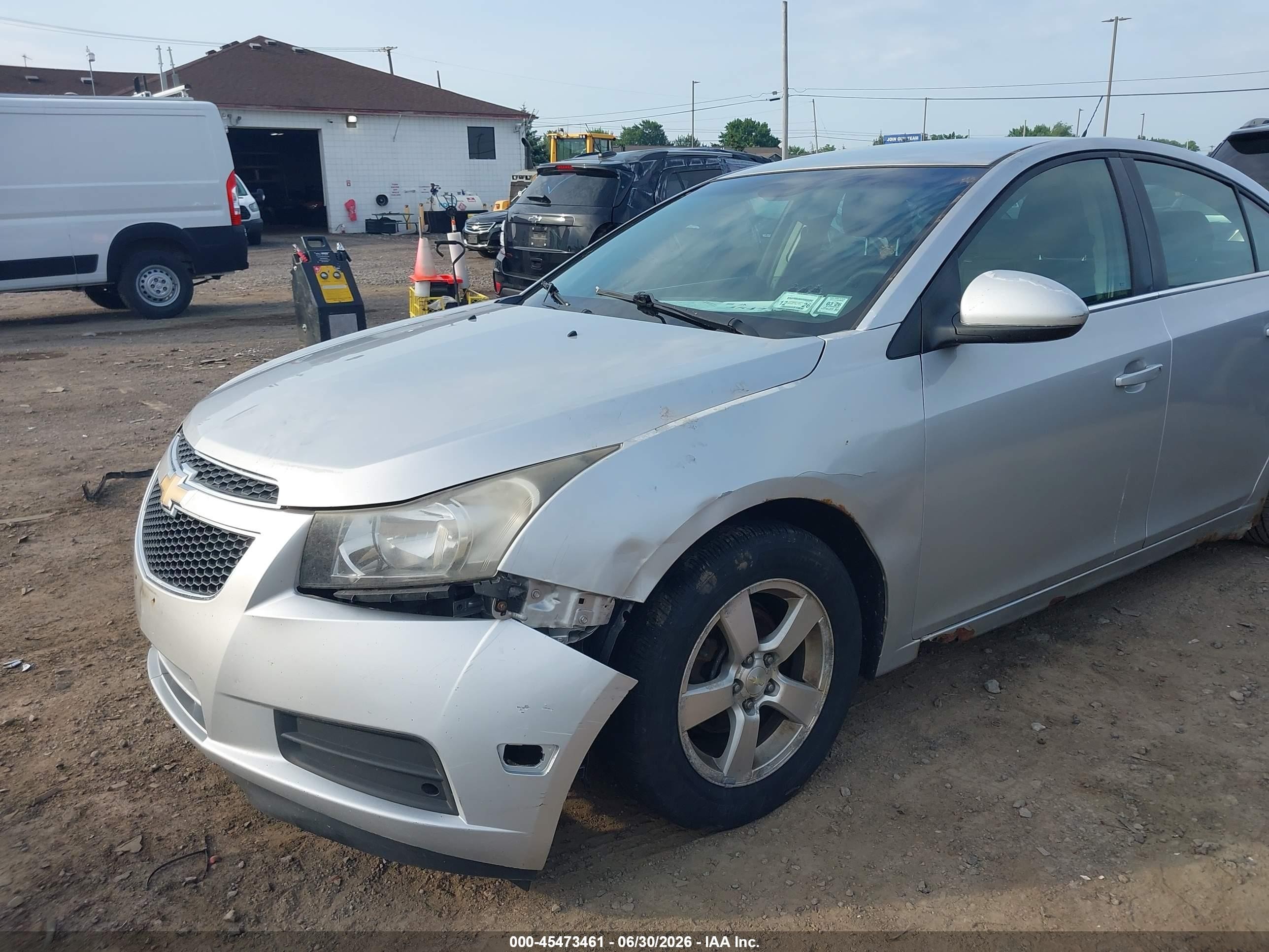 2013 Chevrolet Cruze 1lt Auto Silver vin: 1G1PC5SB3D7136887