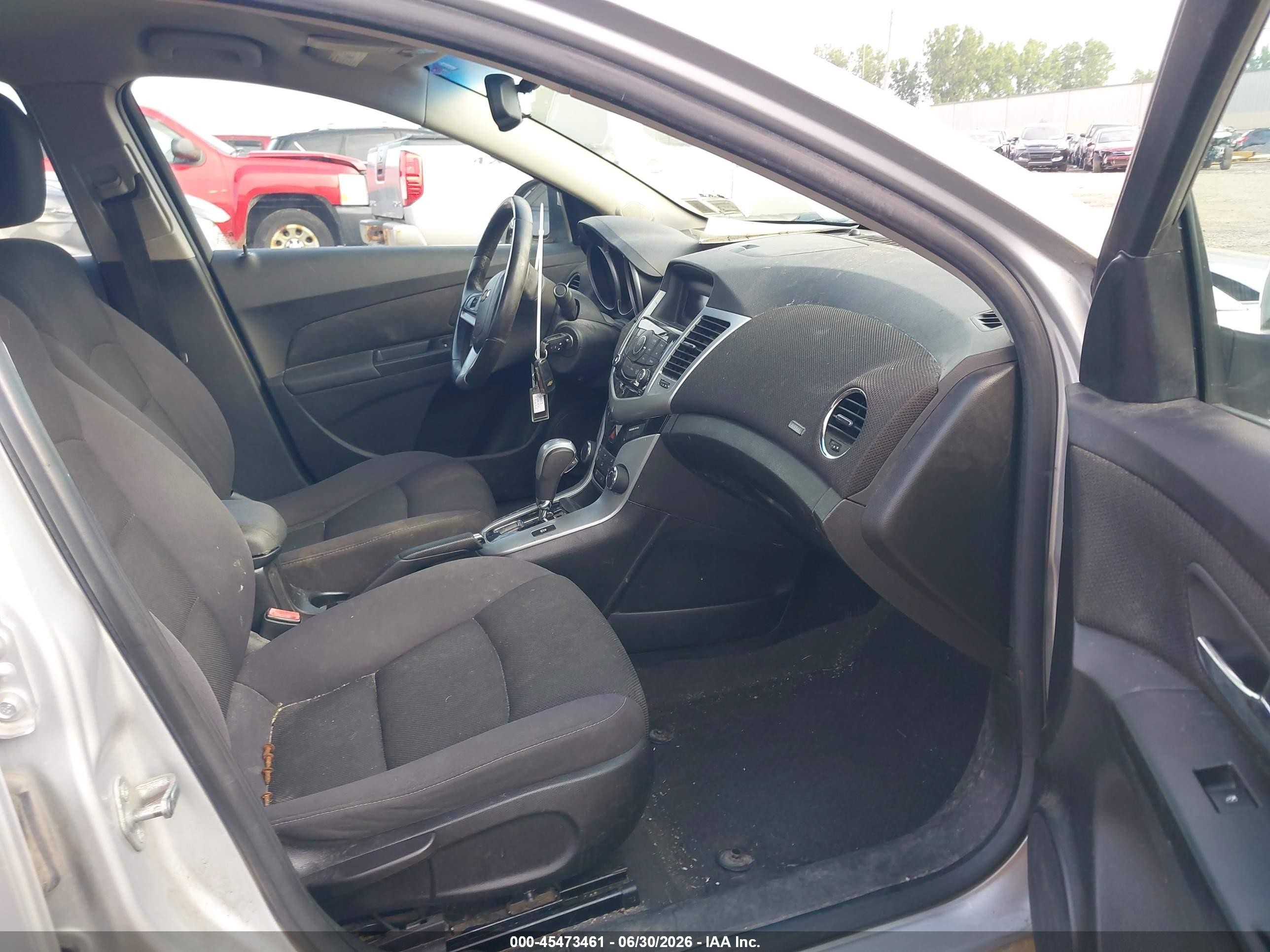 2013 Chevrolet Cruze 1lt Auto Silver vin: 1G1PC5SB3D7136887