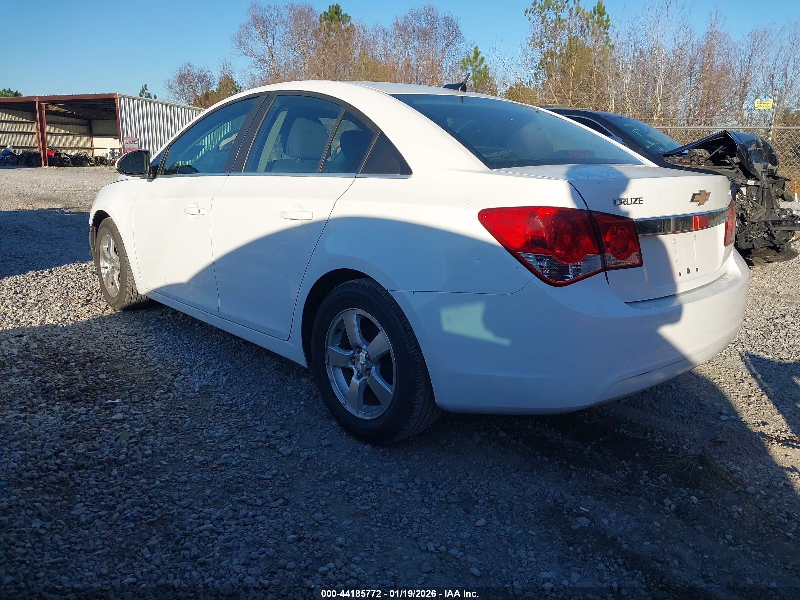 2013 Chevrolet Cruze 1lt Auto White vin: 1G1PC5SB3D7137036