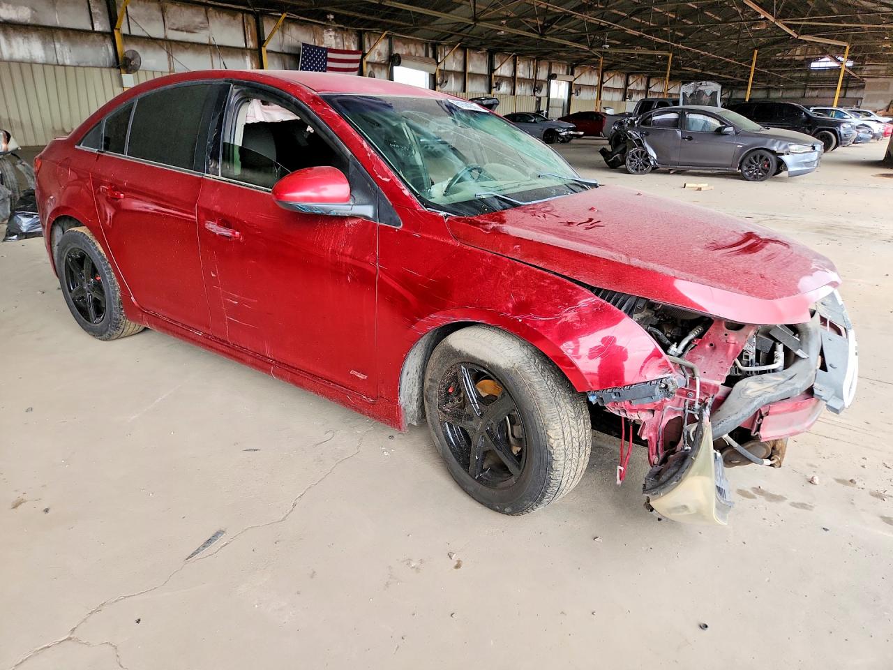 2013 Chevrolet Cruze Lt Red vin: 1G1PC5SB3D7154600