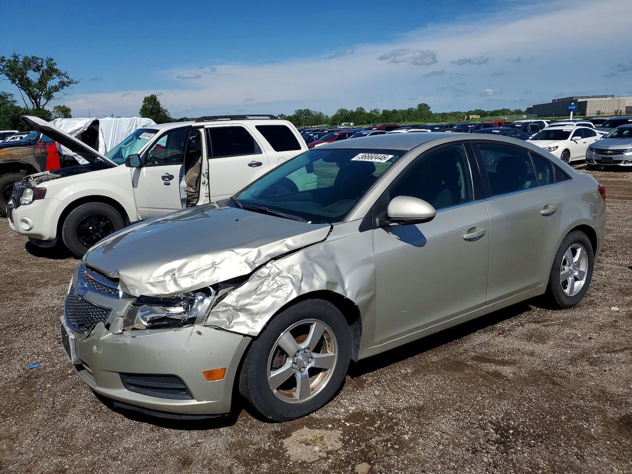 2013 Chevrolet Cruze Lt Gold vin: 1G1PC5SB3D7183952