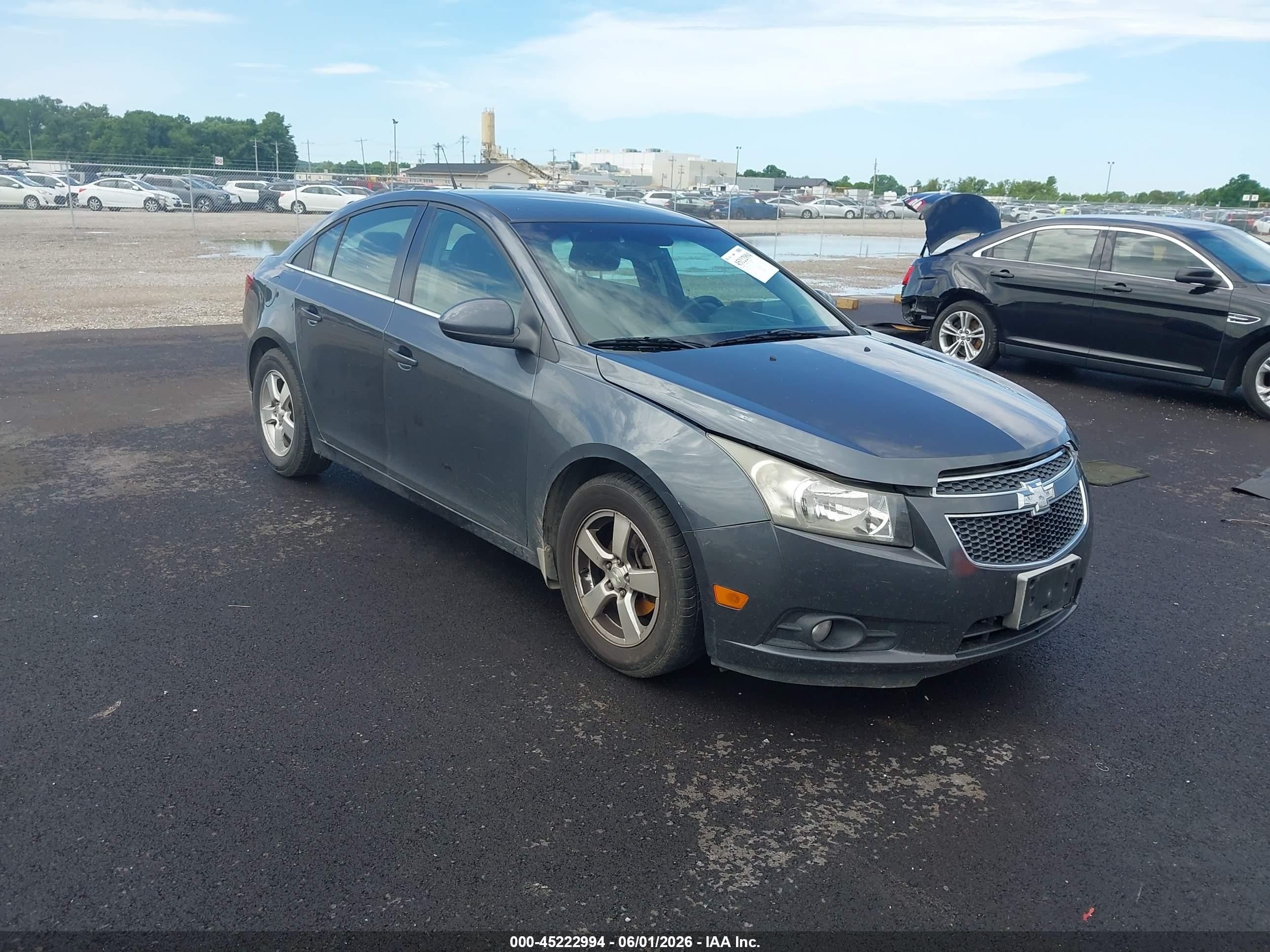 2013 Chevrolet Cruze 1lt Auto Gray vin: 1G1PC5SB3D7198757