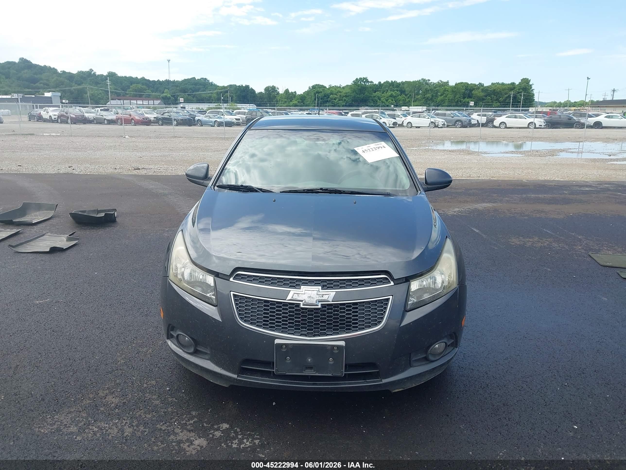 2013 Chevrolet Cruze 1lt Auto Gray vin: 1G1PC5SB3D7198757