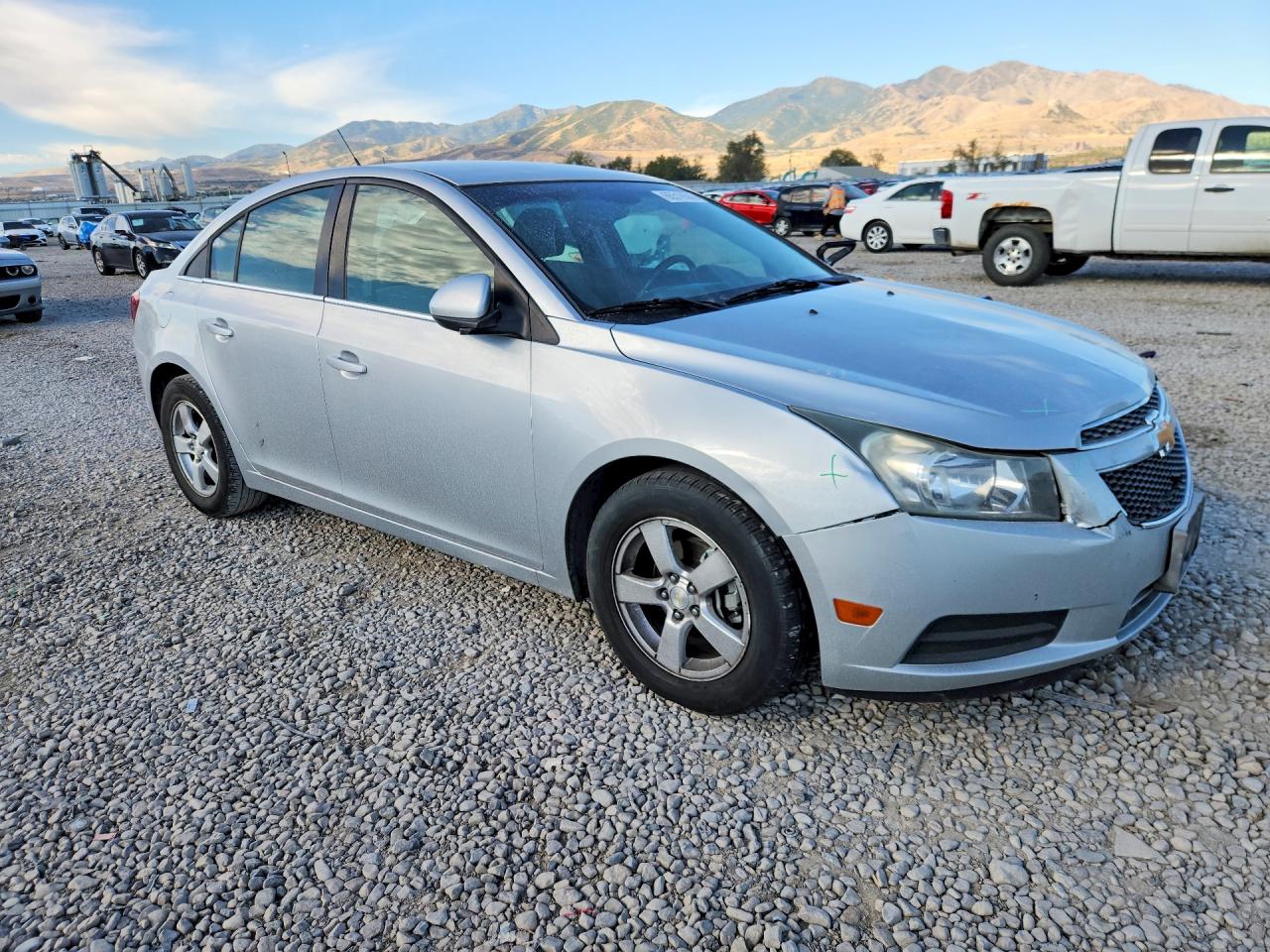 2013 Chevrolet Cruze Lt Silver vin: 1G1PC5SB3D7216240
