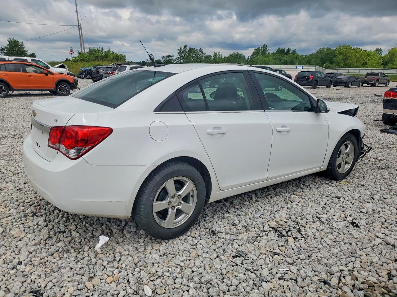 2013 Chevrolet Cruze Lt White vin: 1G1PC5SB3D7223883