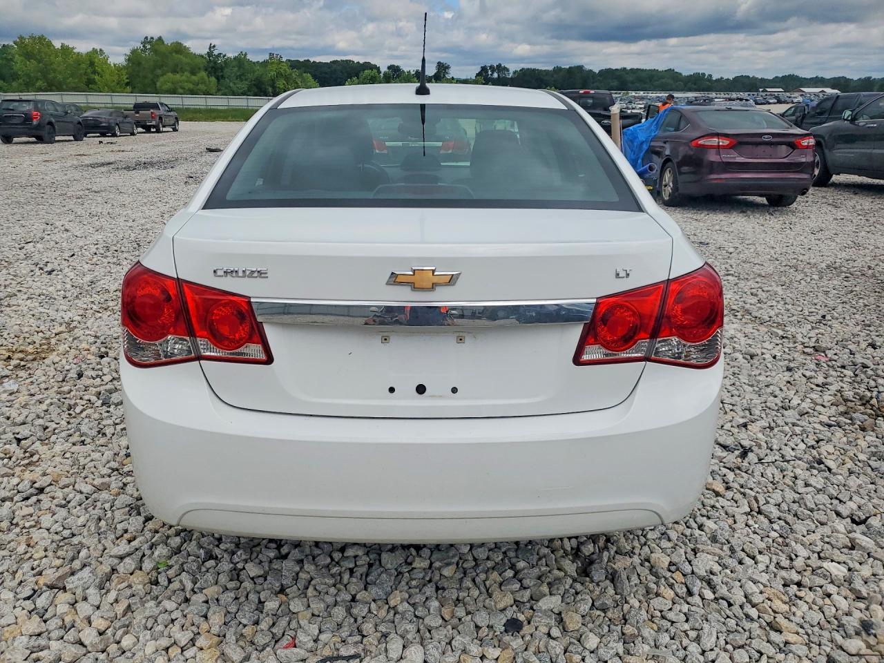2013 Chevrolet Cruze Lt White vin: 1G1PC5SB3D7223883