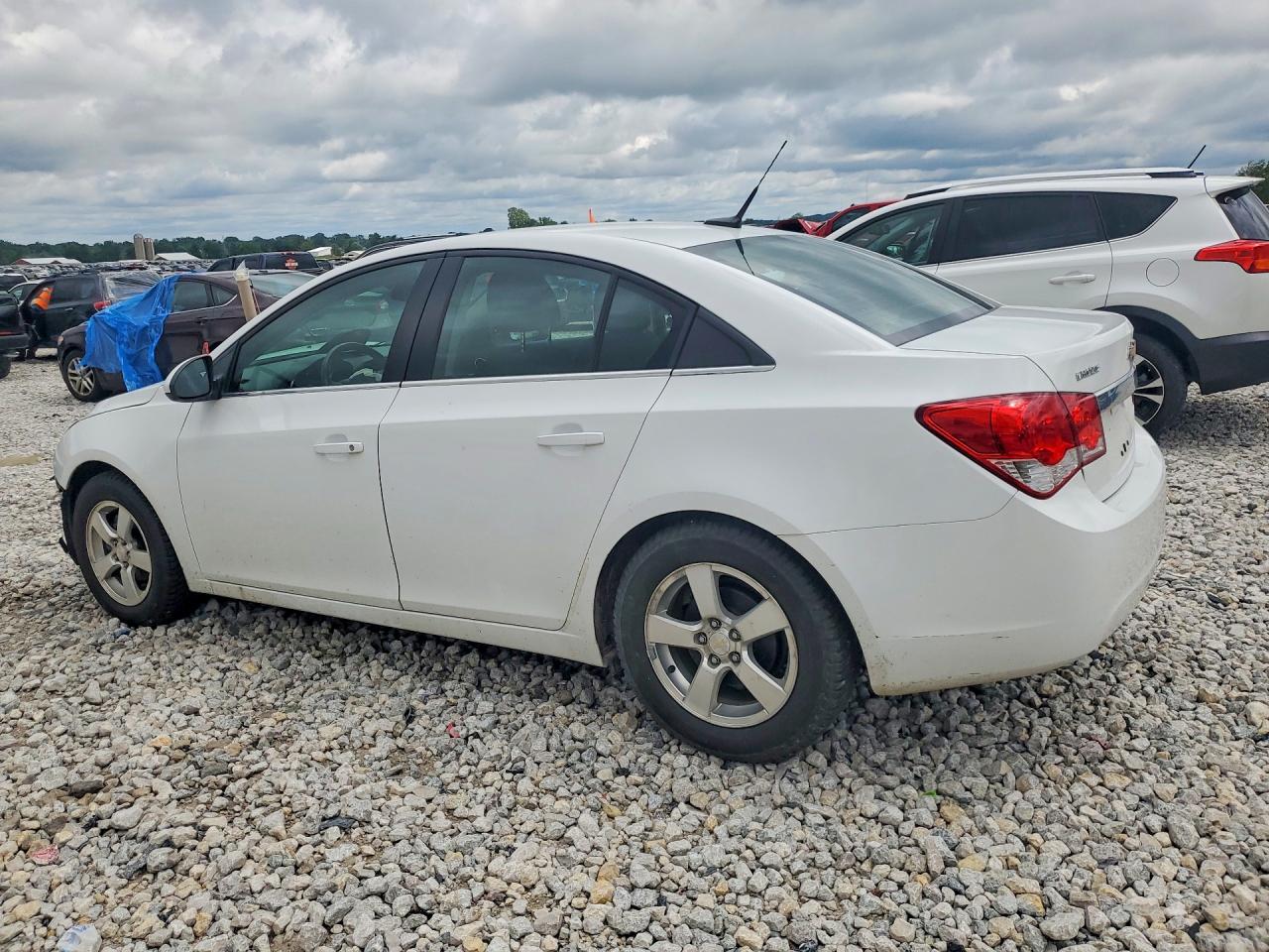 2013 Chevrolet Cruze Lt White vin: 1G1PC5SB3D7223883